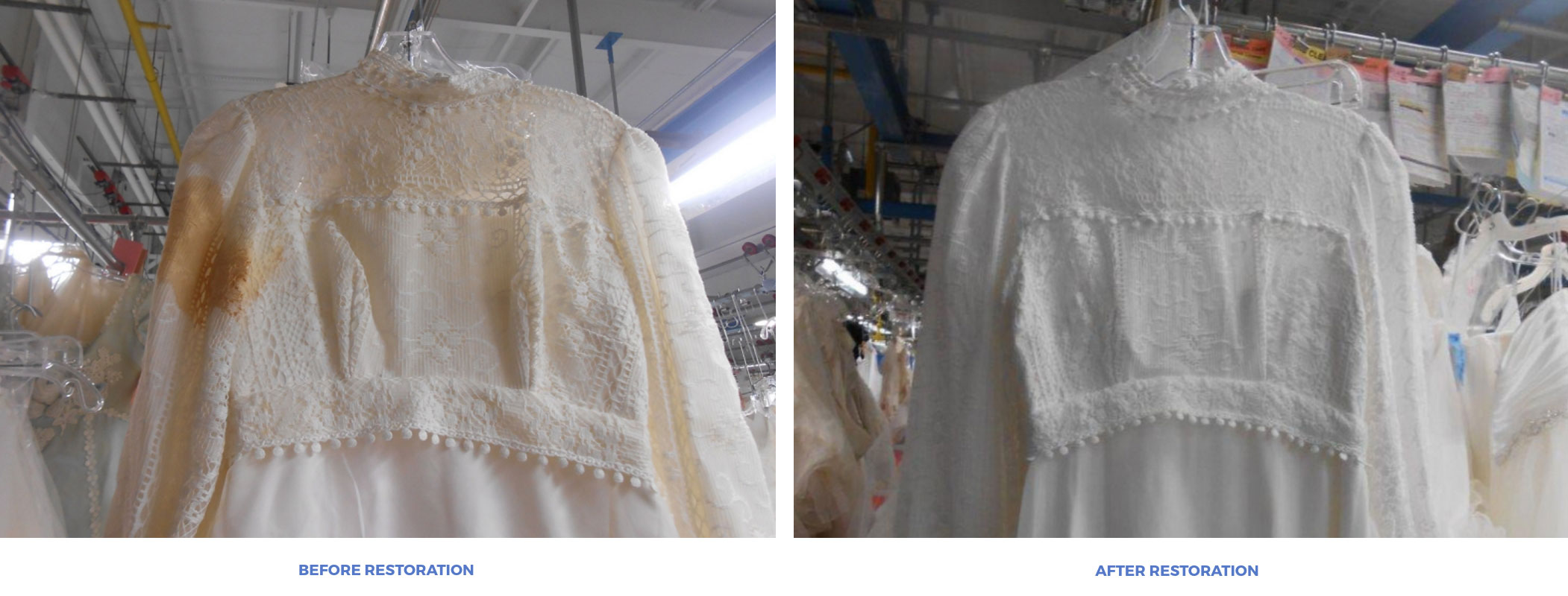 Wedding Dress Restoration