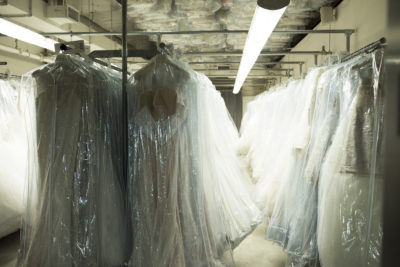 bridal gown dry cleaning