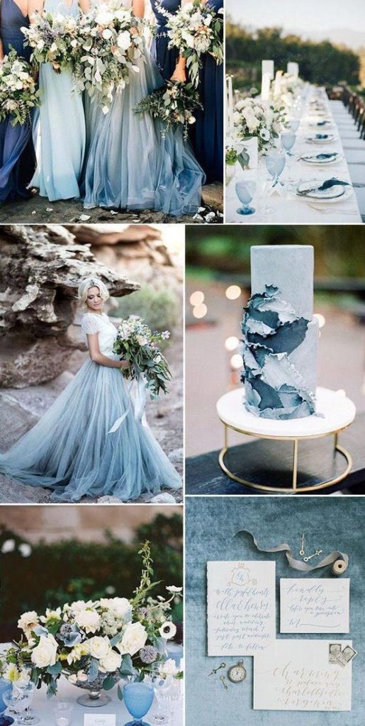 top wedding colors of 2019 blue 