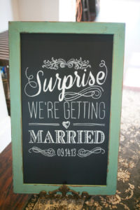 How to pull of a surprise wedding