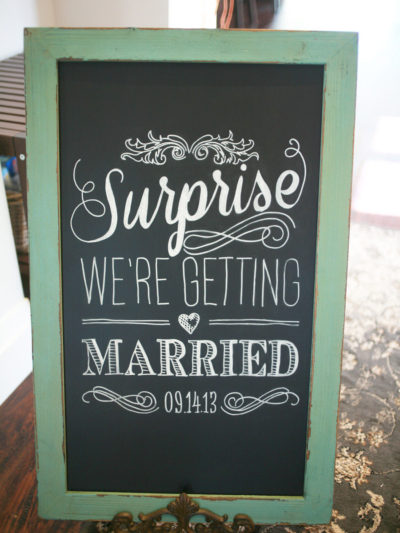 planning a surprise wedding 