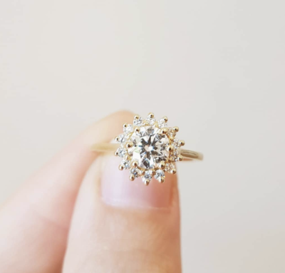 Halo Ring Setting Engagement ring trends 