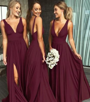 Bridesmaid Dress Trends 2020 Burgundy