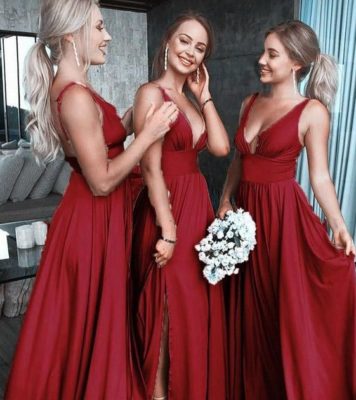 Red Bridesmaid Dresses 2020