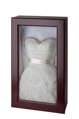 Shadowbox Display Case - Cherry