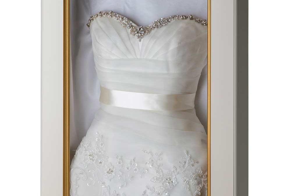 New Trend Framing Your Wedding Dress Affordable Preservation Company