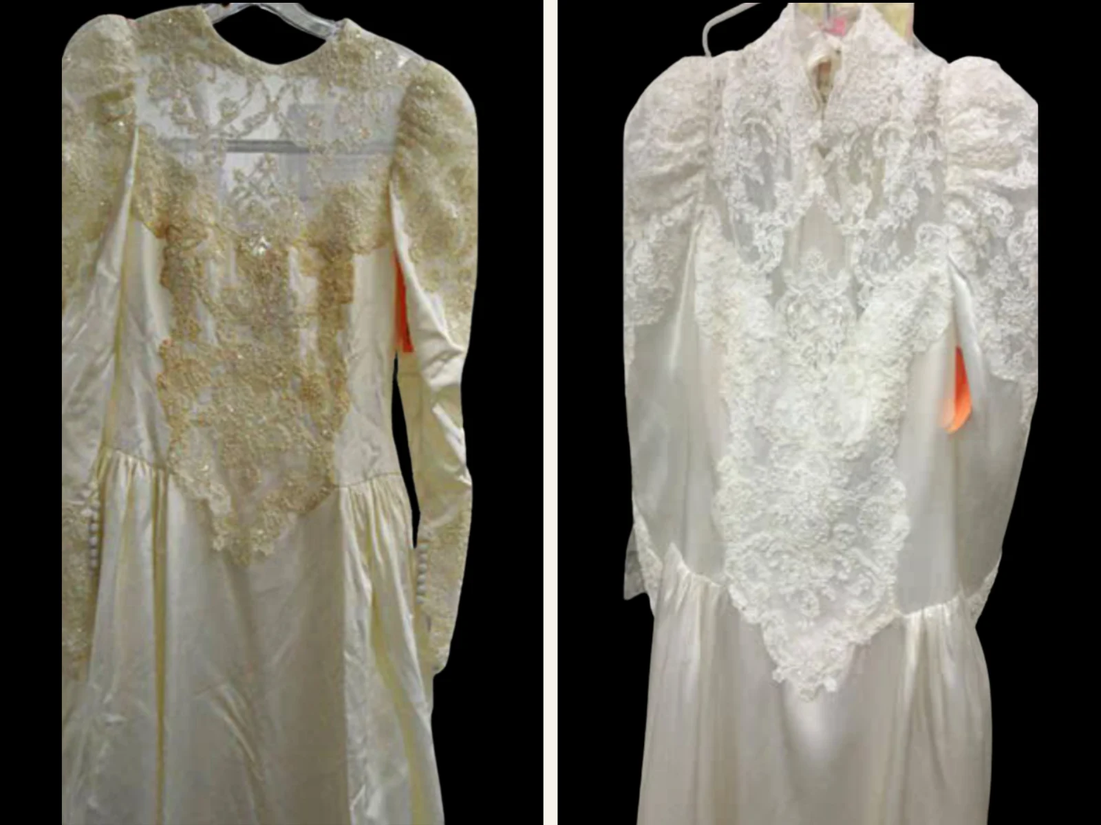 Before and after restoration: Decades of Yellowing, Reversed